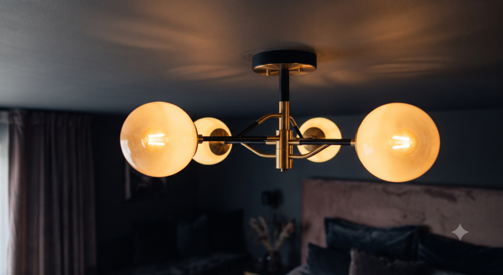 Srovnání klasické skleněné žárovky s wolframovým vláknem a moderní úsporné LED žárovky položené na tmavém elegantním podkladu.